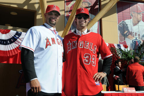 Albert Pujols, C.J. Wilson, Los Angeles Angels