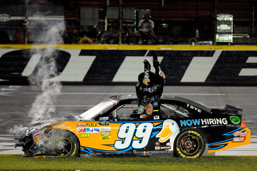 2011-All-Star-Carl-Edwards-backflip Carl Edwards NASCAR All-Star Race