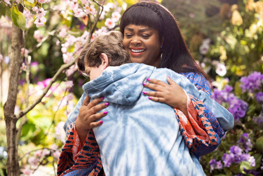 Jill Scott and Ben Daon in Highway to Heaven on Lifetime