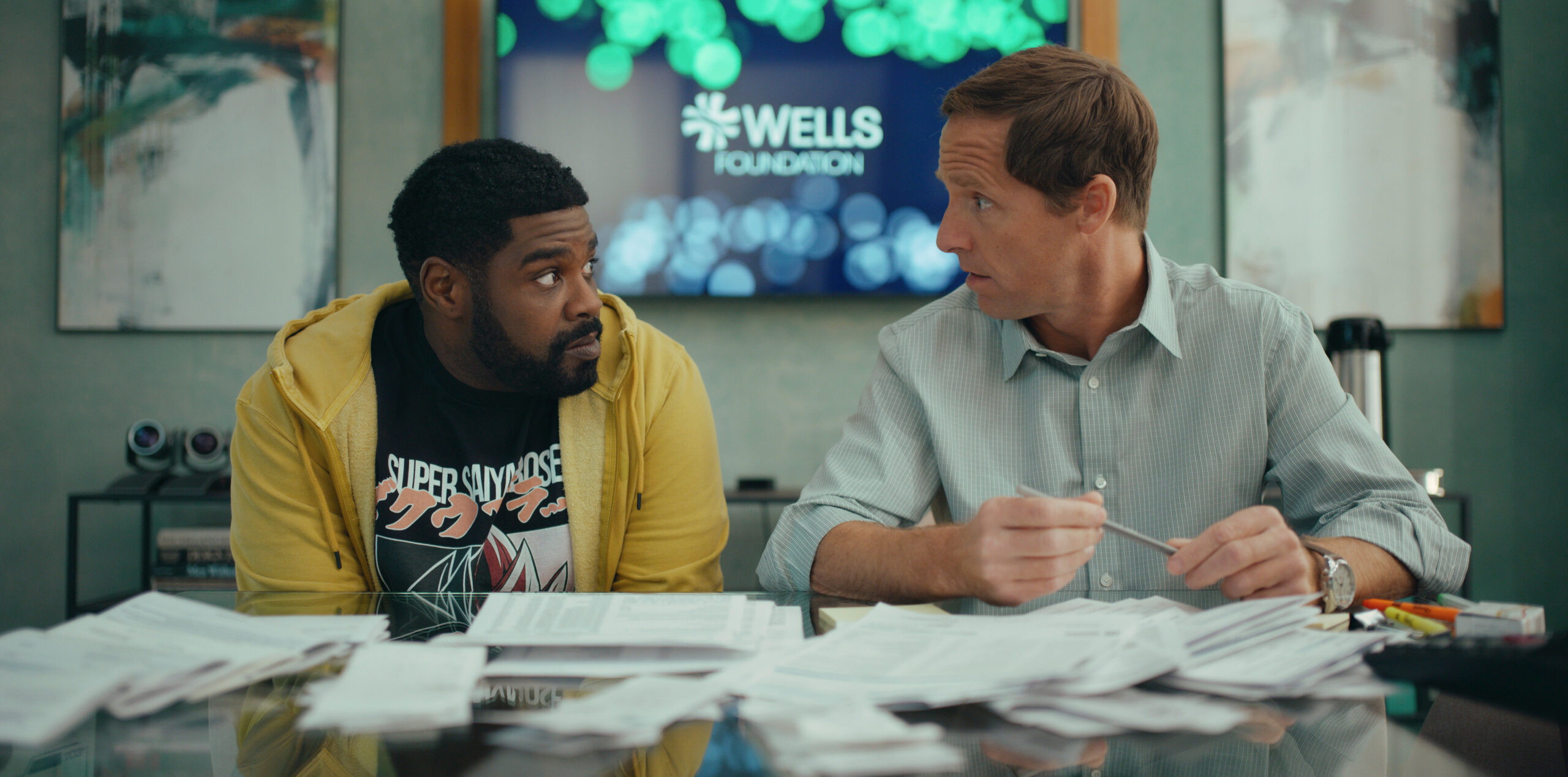 Ron Funches and Nat Faxon in Loot Season 2